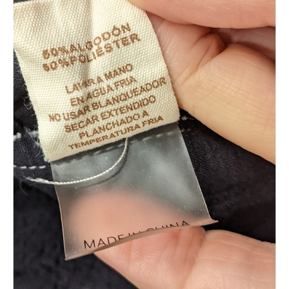 Bohme Herringbone Raw Edge Hem Blazer Jacket Size Medium - Picture 6 of 6